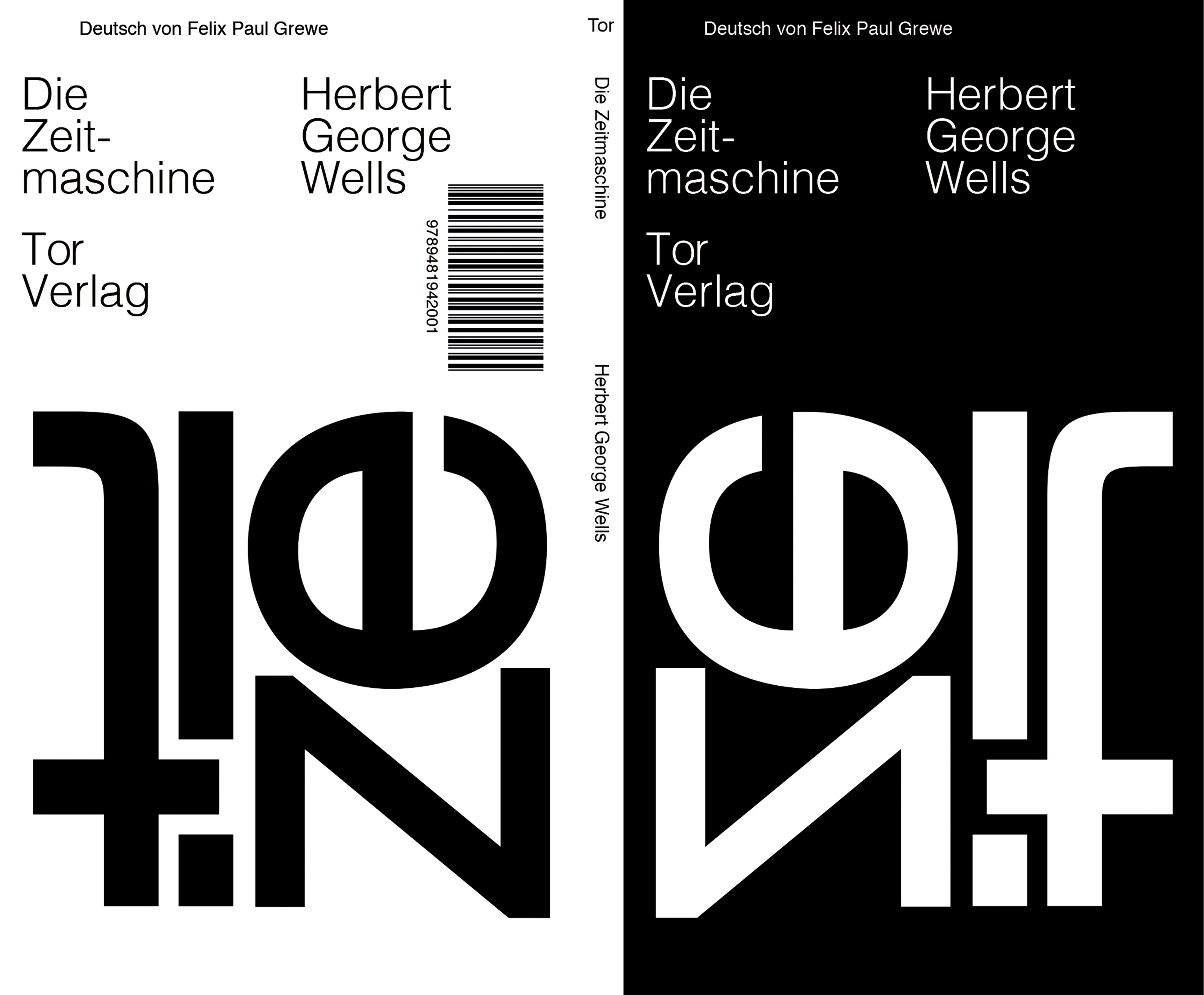 Covergestaltung für 'Die Zeitmaschine'